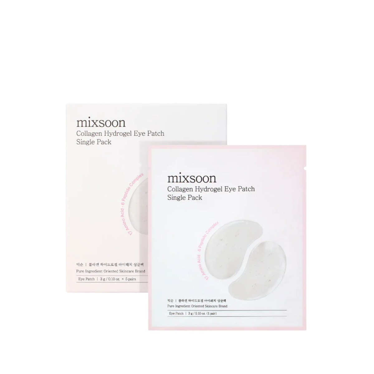 Collagen Hydrogel Eye Patch Single Pack, 5 pcs.