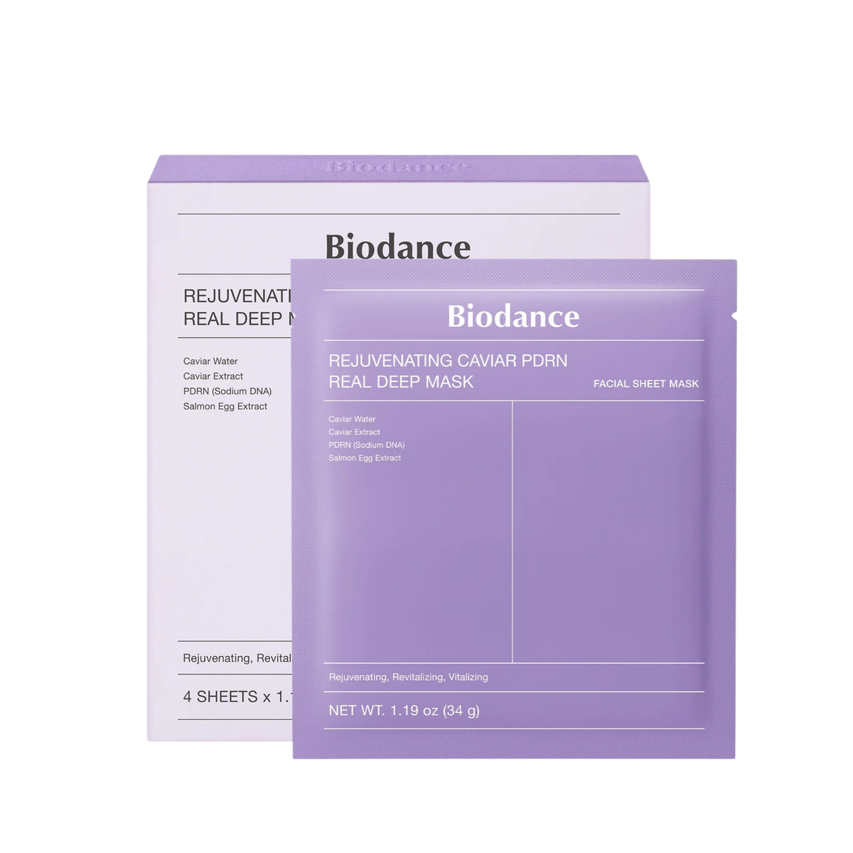 Rejuvenating Caviar PDRN Real Deep Mask,