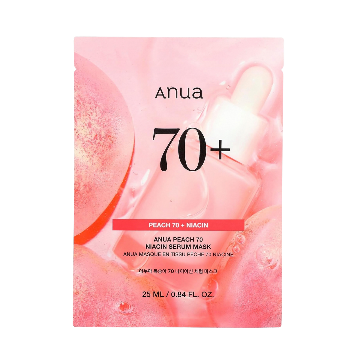 Peach 70 Niacin Serum Mask, 25 ml