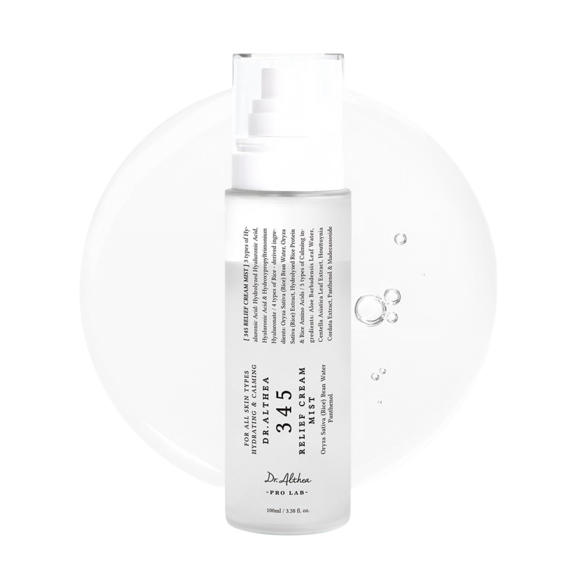 Two-Phase Facial Mist "345 Relief Cream Mist", 100 ml