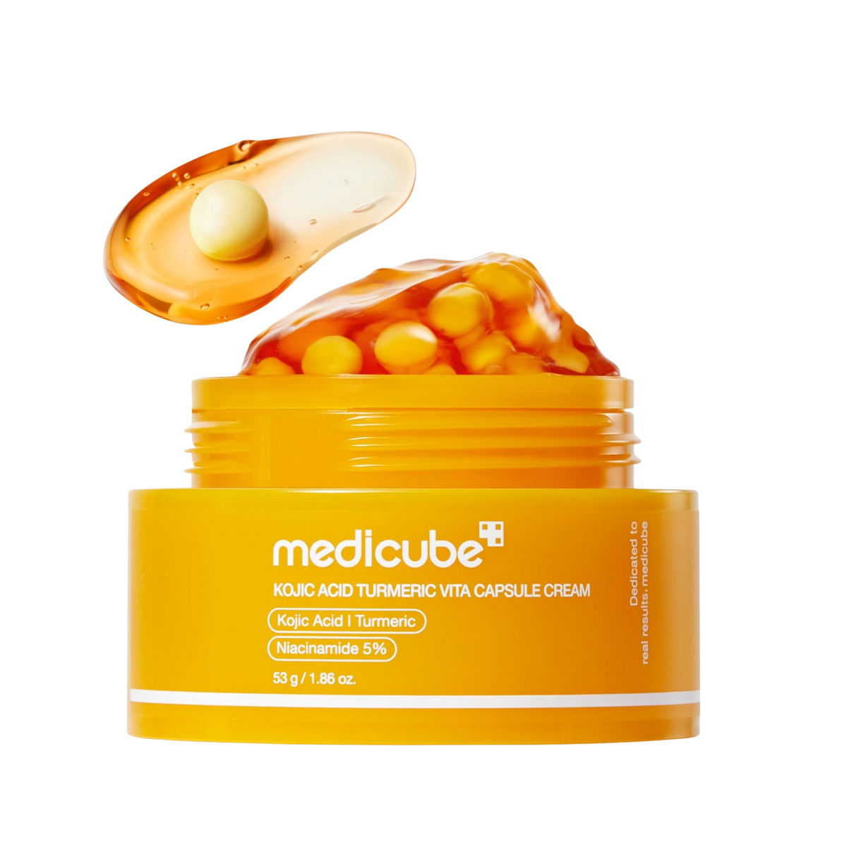 Brightening Face Cream "Kojic Acid Turmeric Vita Capsule Cream", 53 g