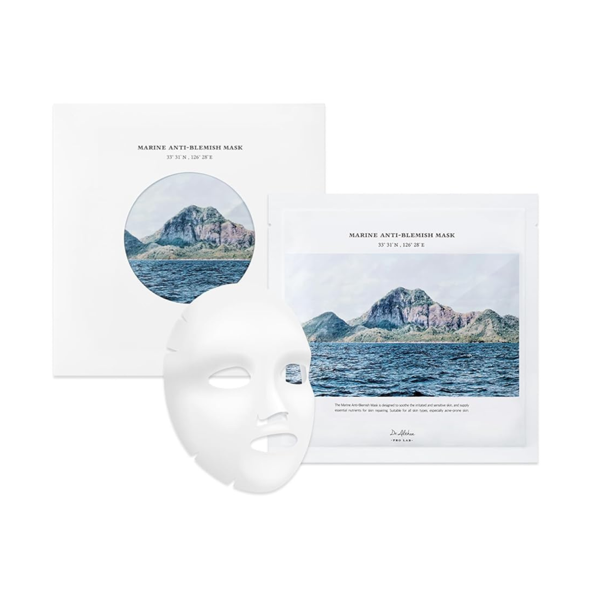 Atkuriamoji lakštinė veido kaukė "Pro Lab Marine Anti-Blemish Mask", 27 g