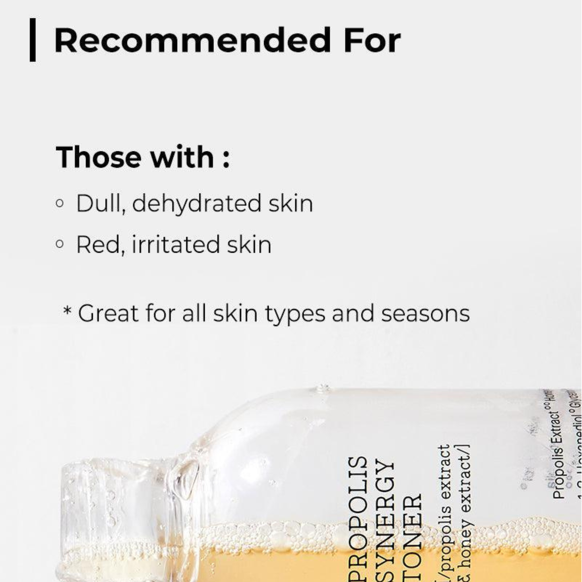 Facial toner with propolis extract "Full Fit Propolis Synergy Toner", 150 ml
