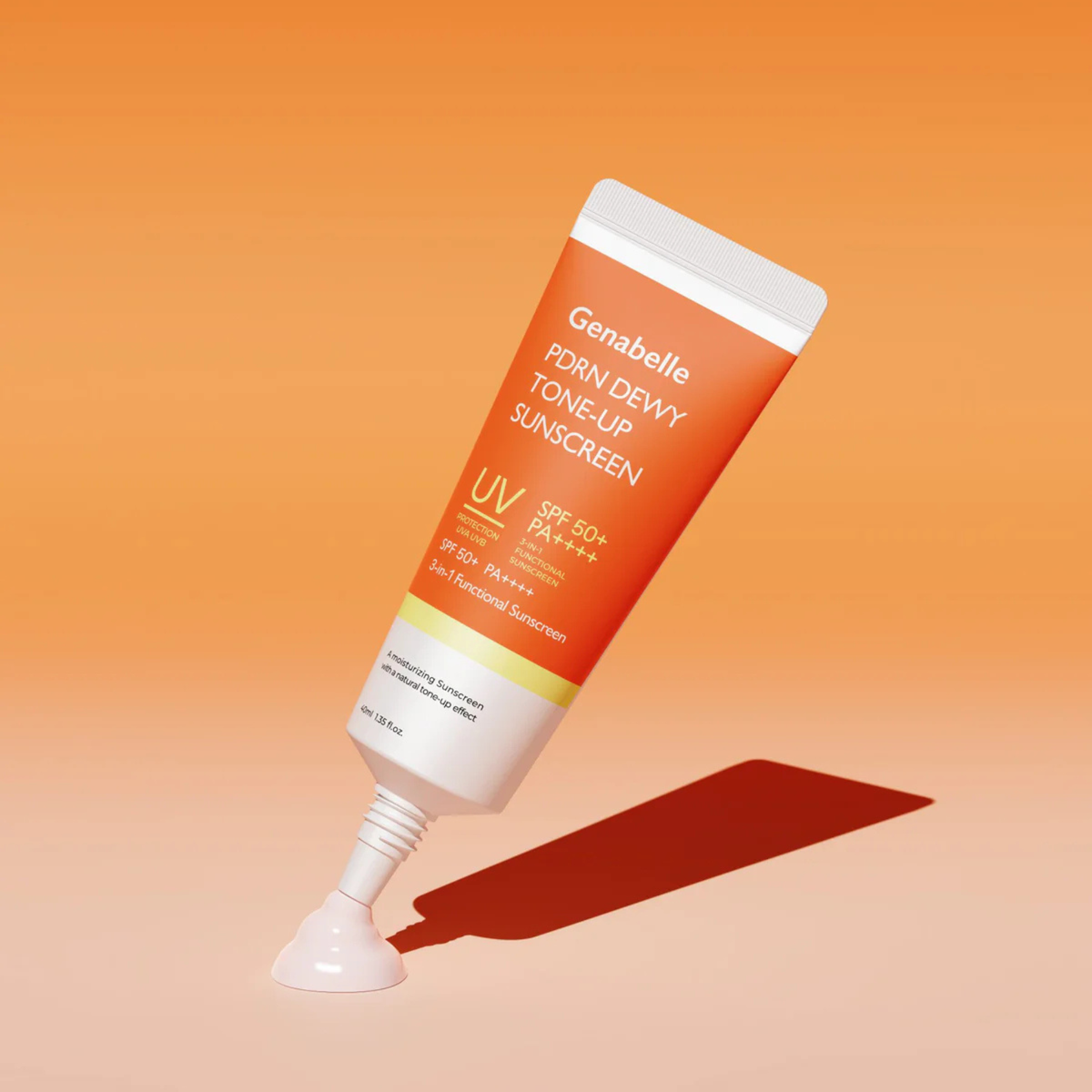 Toninis apsauginis veido kremas nuo saulės "PDRN Dewy Tone-Up Sunscreen", 40 ml