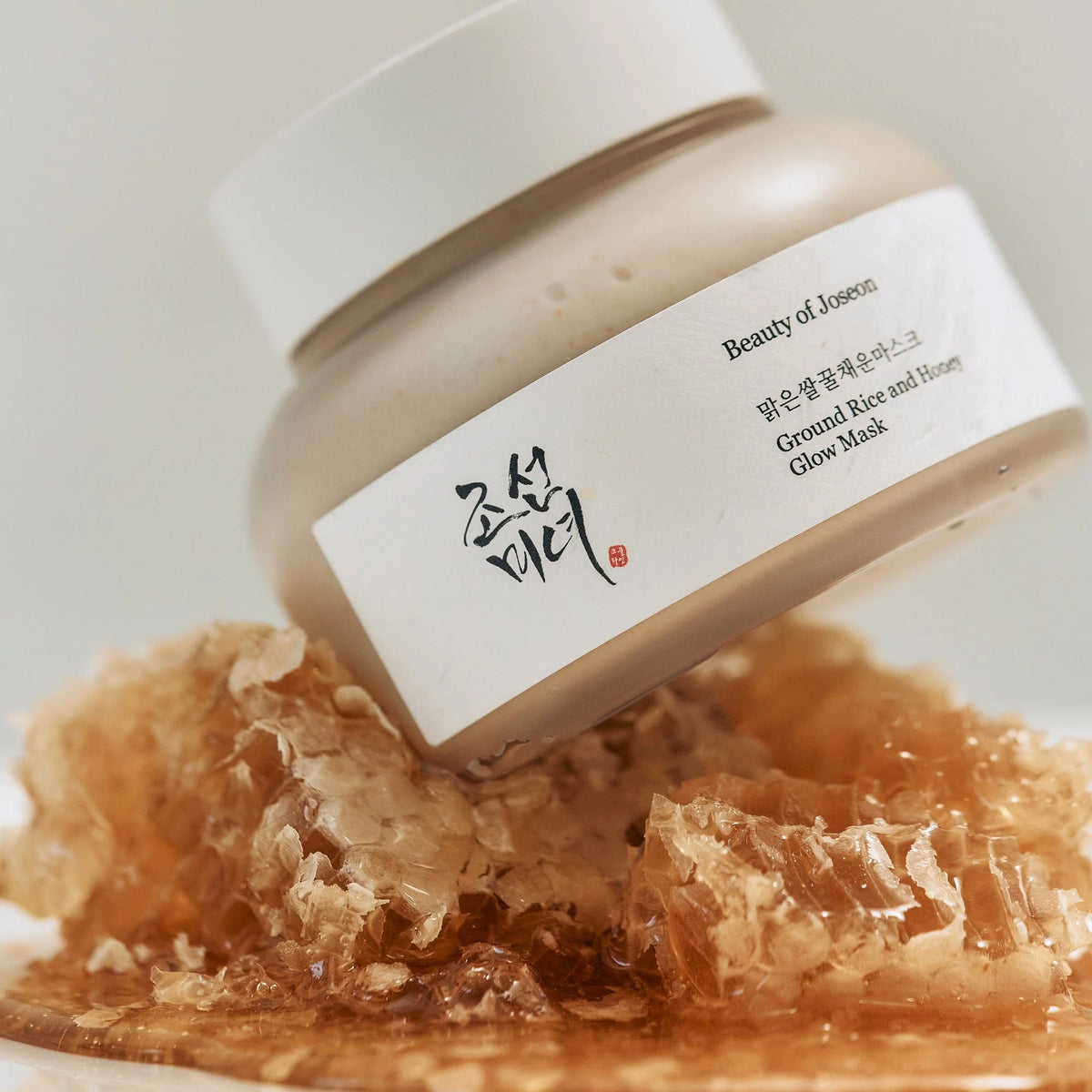 Face mask with rice extract and honey "Ground Rice and Honey Glow Mask", 150 ml