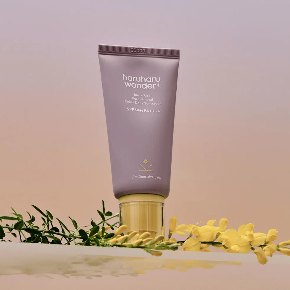 Black Rice Pure Mineral Relief Daily Sunscreen SPF50+ PA++++, 50 ml