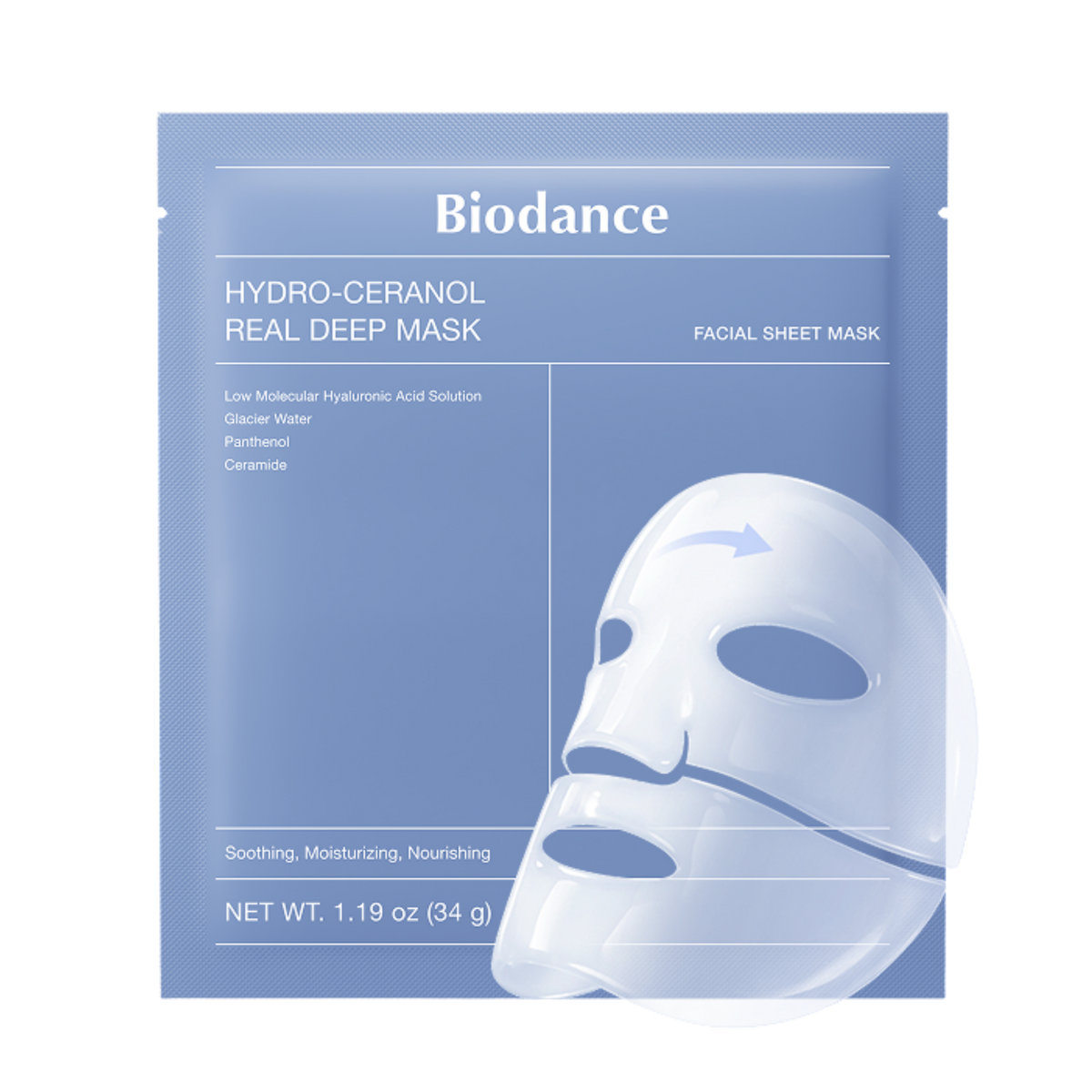 Hydro Ceranol Real Deep Hydrating Hydrogel Mask