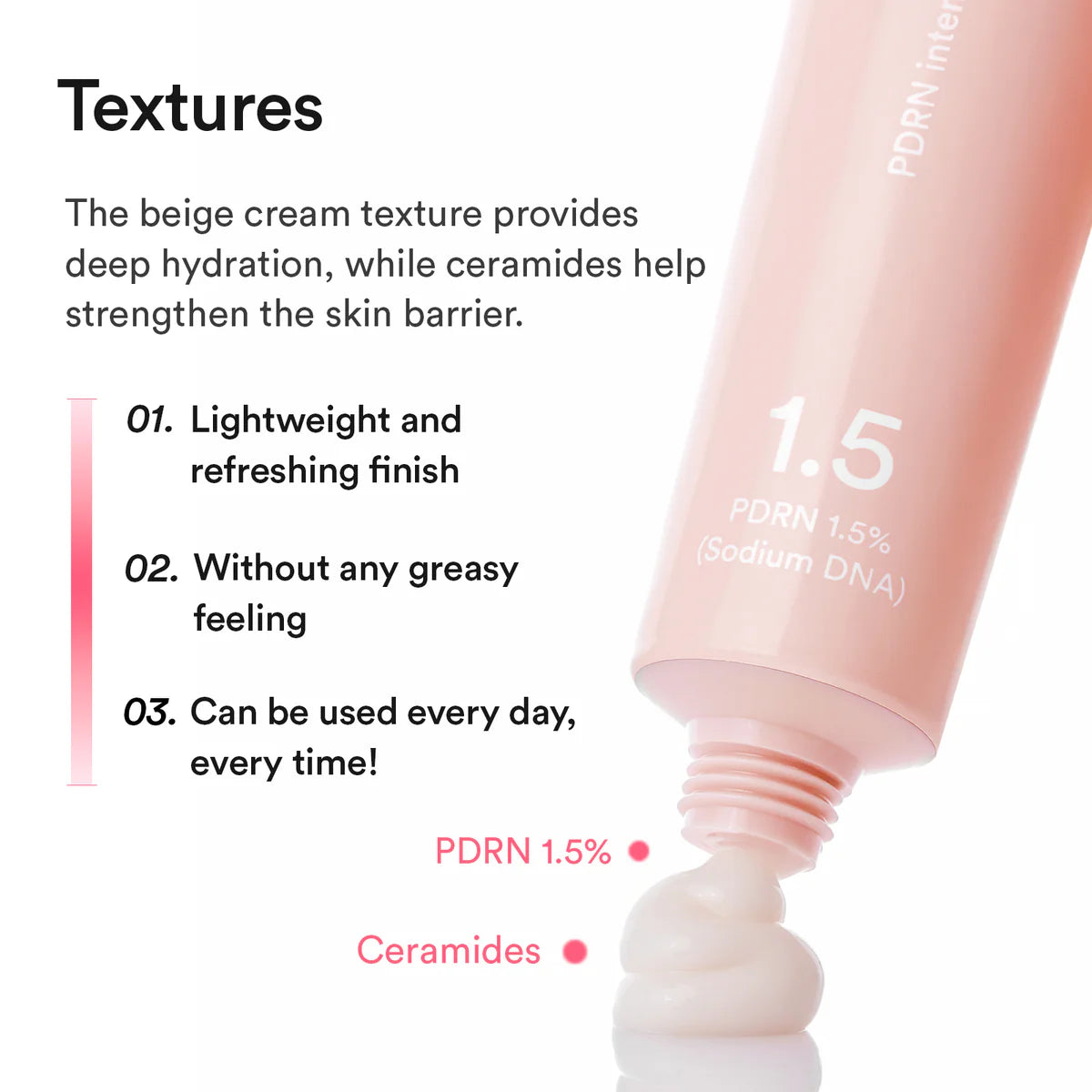 Intensyviai regeneruojantis veido kremas "PDRN Intensive Cream 1.5 Tubes", 75 ml