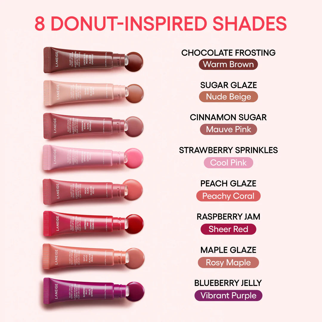 Lūpų balzamas - serumas su atspalviu "Glaze Craze Tinted Lip Serum (Maple Glaze)", 12 g