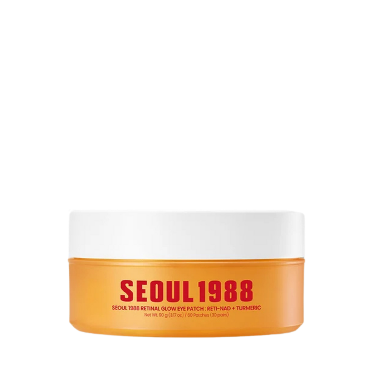 Paakių padeliai "Seoul 1988 Retinal Glow Eye Patch: RETI-NAD + TURMERIC", 60 vnt.