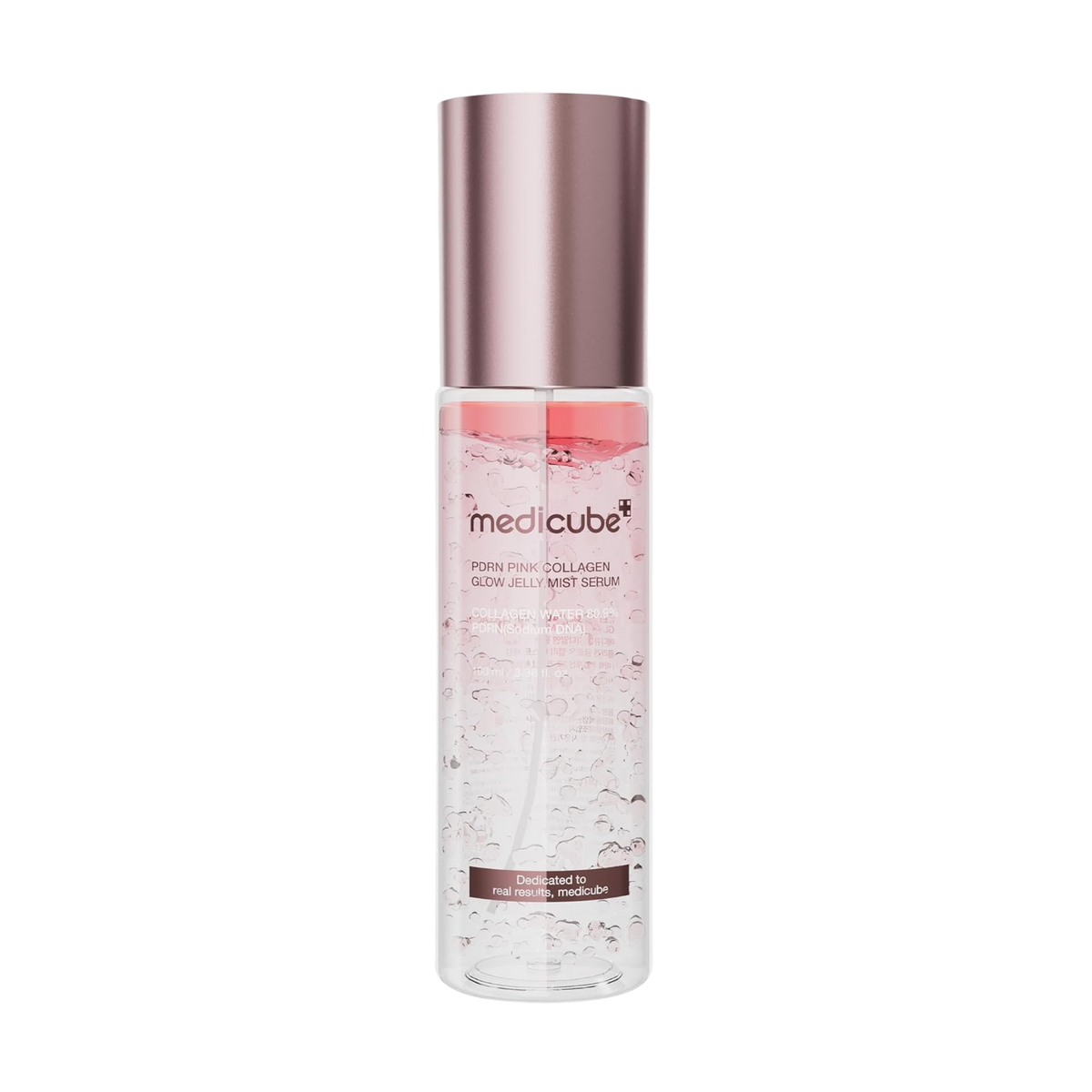 Veido dulksna - serumas su kolagenu "PDRN Pink Collagen Glow Jelly Mist Serum", 100 ml