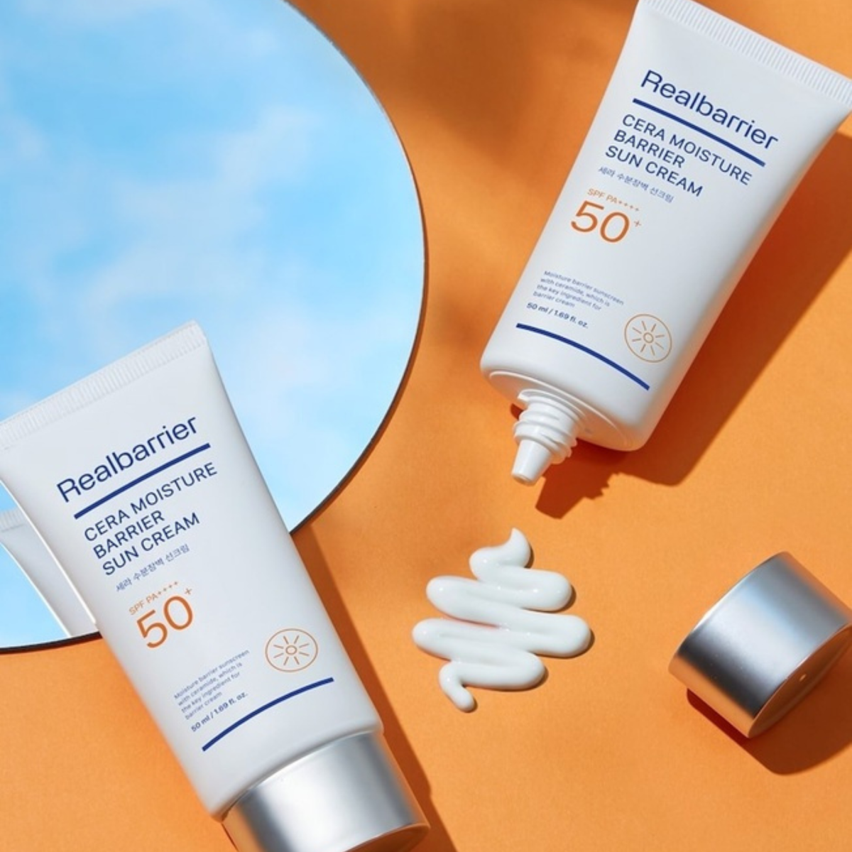 Apsauginis kremas nuo saulės "Cera Moisture Barrier Sun Cream SPF50+ PA++++", 50 ml