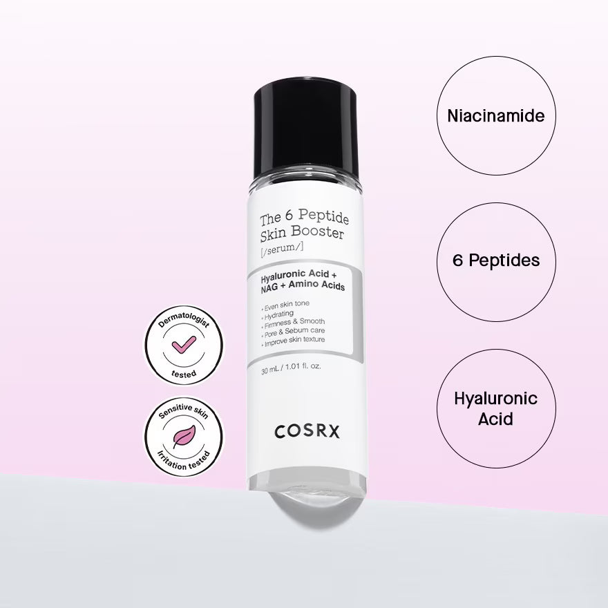 Facial serum with peptides "The 6 Peptide Skin Booster Serum"