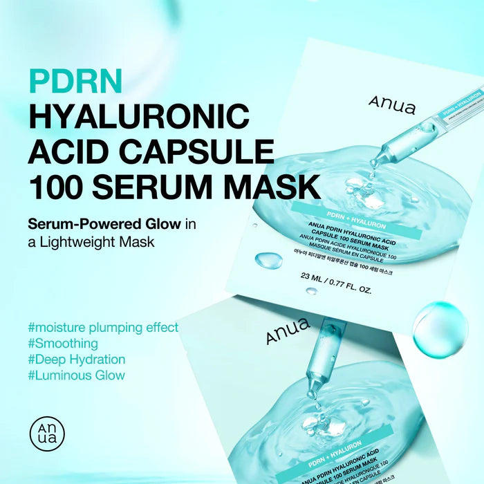 PDRN Hyaluronic Acid Capsule 100 Serum Mask, 23 ml