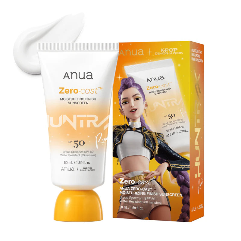 Drėkinantis apsauginis kremas nuo saulės "K-Pop Demon Hunters Zero-Cast Moisturizing Finish Sunscreen", 50 ml