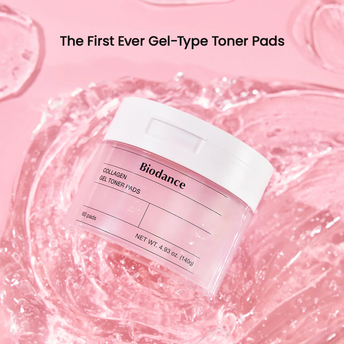 Firming facial toner pads "Collagen Gel Toner Pads", 60 pcs.