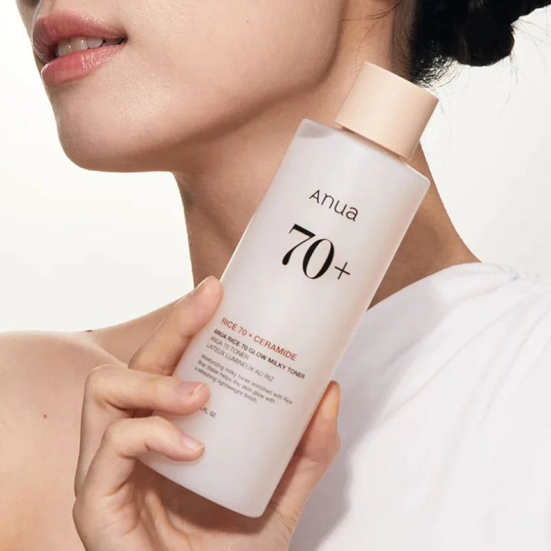 Hydrating facial toner "Rice 70 Glow Milky Toner", 250 ml