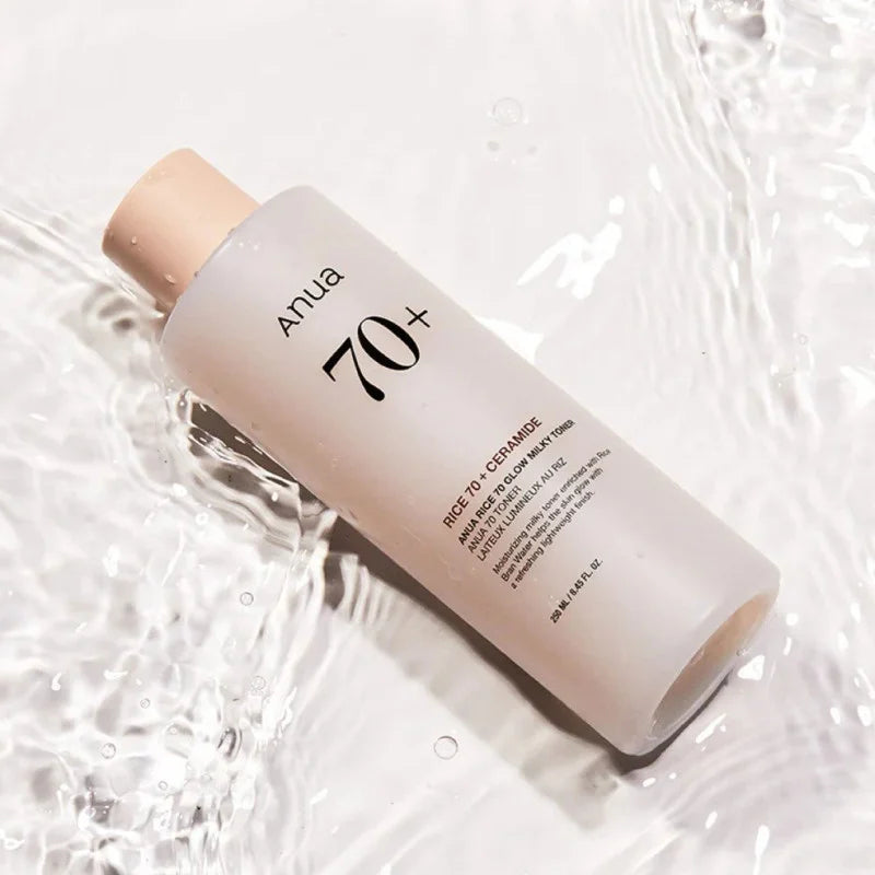Hydrating facial toner "Rice 70 Glow Milky Toner", 250 ml