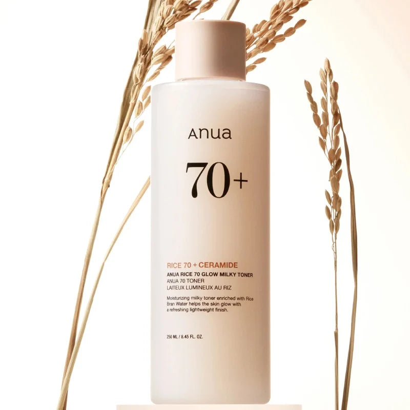 Hydrating facial toner "Rice 70 Glow Milky Toner", 250 ml