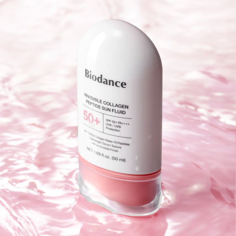 Apsauginis fluidas nuo saulės "Invisible Collagen Peptide Sun Fluid SPF 50+", 50 ml