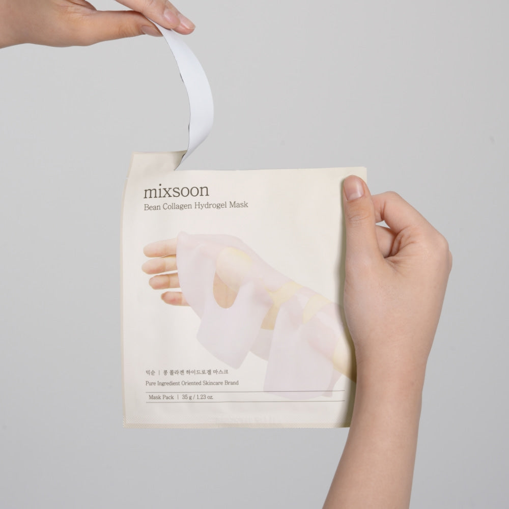 Moisturizing facial mask "Bean Collagen Hydrogel Mask"