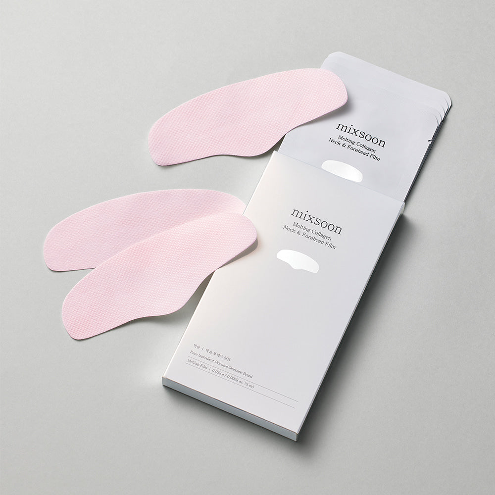 Tirpi kaktos ir kaklo kolageno plėvelė - užpildas "Melting Collagen Neck & Forehead Film", 5 vnt.