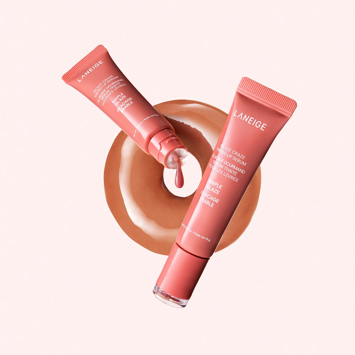 Lūpų balzamas - serumas su atspalviu "Glaze Craze Tinted Lip Serum (Maple Glaze)", 12 g