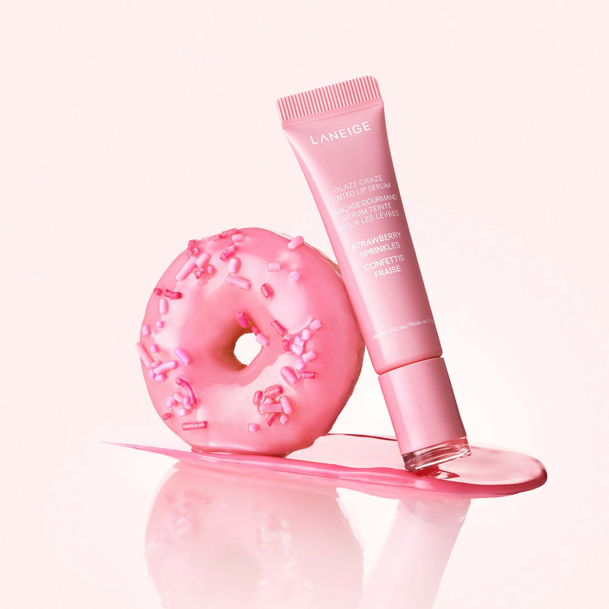 Lūpų balzamas - serumas su atspalviu "Glaze Craze Tinted Lip Serum (Strawberry Sprinkles)", 12 g