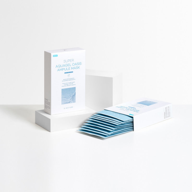 Super Aquagel Oasis Ampoule Mask – 1 Pack sheet mask set, 5 pcs.